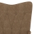 Fotel bujany, kolor taupe, tapicerowany tkaniną