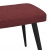 Fotel z podnóżkiem, winna czerwień, obity tkaniną