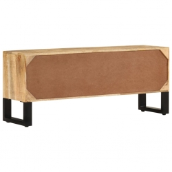 Szafka pod telewizor, 110x30x45 cm, surowe drewno mango