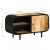 Szafka pod TV, 90x30x48 cm, surowe drewno mango