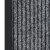 Wycieraczka, prążkowana, szara, 80 x 120 cm
