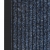 Wycieraczka, prążkowana, niebieska, 80 x 120 cm
