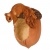 Esschert Design Karmnik wiszący, wiewiórka i żołądź, 14,2x10,8x20,1 cm