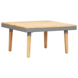Ogrodowy stolik kawowy, 60x60x31,5 cm, lite drewno akacjowe