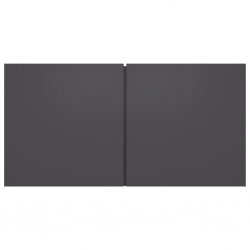 Szafki wiszące pod TV, szare, 60x30x30 cm