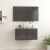 Szafki wiszące pod TV, szare, 60x30x30 cm