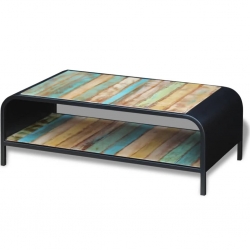 Stolik kawowy z drewna odzyskanego