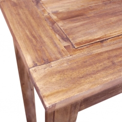 Stolik konsola, lite drewno z odzysku, 123 x 42 x 75 cm