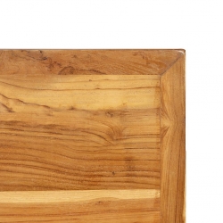 Stolik barowy, lite drewno tekowe z odzysku, 120 x 58 x 106 cm