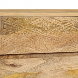 Szafka pod telewizor, lite drewno mango, 120 x 30 x 40 cm