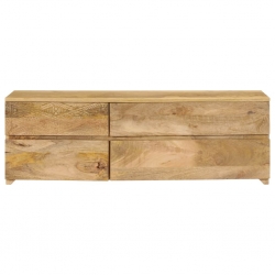 Szafka pod telewizor, lite drewno mango, 120 x 30 x 40 cm