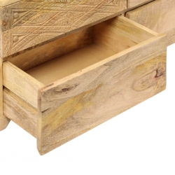 Szafka pod telewizor, lite drewno mango, 120 x 30 x 40 cm