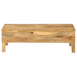 Stolik kawowy z litego drewna mango, 110 x 55 x 35 cm