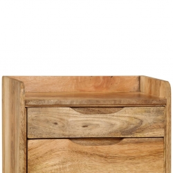 Szafka nocna, lite drewno mango, 40 x 30 x 59,5 cm