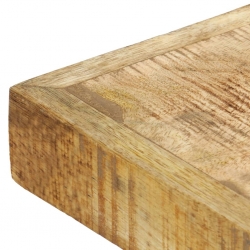 Stół jadalniany, 120 x 60 x 75 cm, lite surowe drewno mango