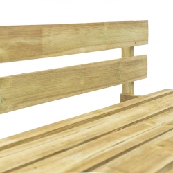 Sofa ogrodowa z palet z piaskowymi poduszkami, drewno