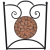 3-cz. mozaikowy zestaw mebli bistro, terakotowy, ceramika