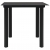 5-cz. zestaw mebli ogrodowych, rattan PVC, czarny