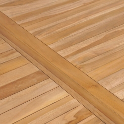 5-cz. zestaw mebli ogrodowych, lite drewno tekowe