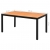 7-częściowy zestaw mebli ogrodowych, rattan PVC, czarno-brązowy