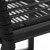 3-cz. zestaw mebli ogrodowych, rattan PVC, czarny