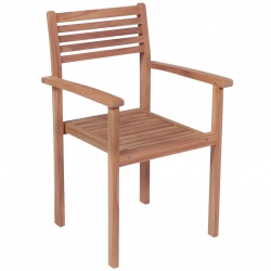 Krzesła ogrodowe, 2 szt., jasnozielone poduszki, drewno tekowe