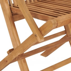 Krzesła ogrodowe z poduszkami taupe, 2 szt., drewno tekowe
