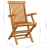 Krzesła ogrodowe, antracytowe poduszki, 6 szt., drewno tekowe
