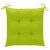 Krzesła ogrodowe z jasnozielonymi poduszkami, 2 szt., tekowe