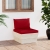 Ogrodowa sofa środkowa z palet, poduszki, impregnowany świerk