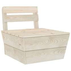 Ogrodowa sofa 4-osobowa z palet, impregnowane drewno świerkowe