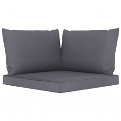 Ogrodowa sofa 4-os. z antracytowymi poduszkami