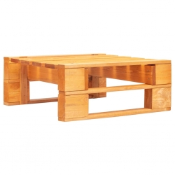 Ogrodowy stołek z palet, impregnowane na miodowo drewno sosnowe
