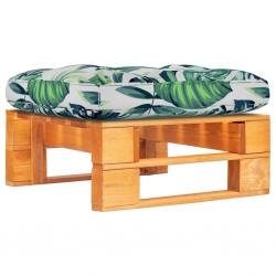 Ogrodowy stołek z palet, impregnowane drewno sosnowe