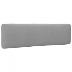 Ogrodowa sofa środkowa z palet, szara, drewno sosnowe