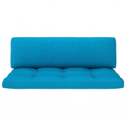 Ogrodowa sofa środkowa z palet, szara, drewno sosnowe