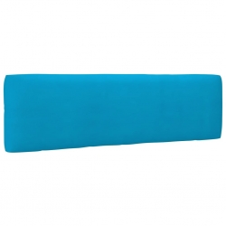 Ogrodowa sofa środkowa z palet, szara, drewno sosnowe
