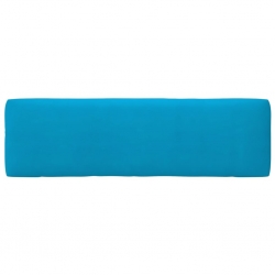 Ogrodowa sofa środkowa z palet, szara, drewno sosnowe