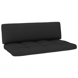 Ogrodowa sofa środkowa z palet, szara, drewno sosnowe