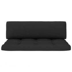 Ogrodowa sofa środkowa z palet, szara, drewno sosnowe