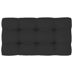 Ogrodowa sofa środkowa z palet, szara, drewno sosnowe