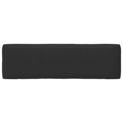 Ogrodowa sofa środkowa z palet, szara, drewno sosnowe