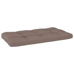 Ogrodowa sofa środkowa z palet, szara, drewno sosnowe
