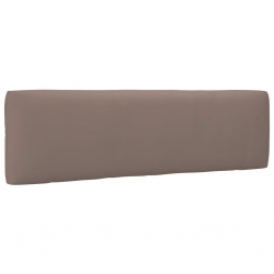 Ogrodowa sofa środkowa z palet, szara, drewno sosnowe