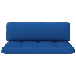 Ogrodowa sofa środkowa z palet, szara, drewno sosnowe