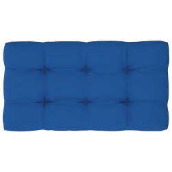 Ogrodowa sofa środkowa z palet, szara, drewno sosnowe