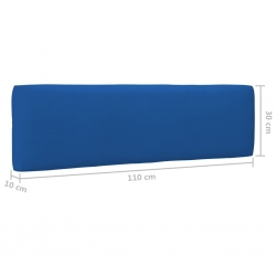 Ogrodowa sofa środkowa z palet, szara, drewno sosnowe