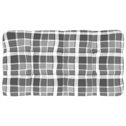 Ogrodowa sofa środkowa z palet, szara, drewno sosnowe