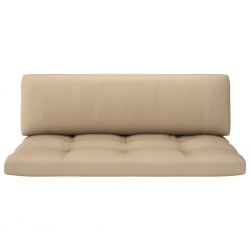 Ogrodowa sofa środkowa z palet, biała, drewno sosnowe