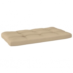 Ogrodowa sofa środkowa z palet, biała, drewno sosnowe